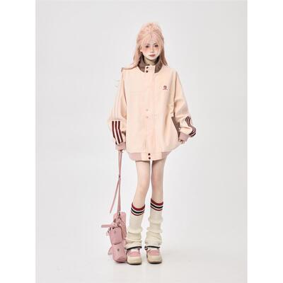 初秋穿搭美式中性宽松拼