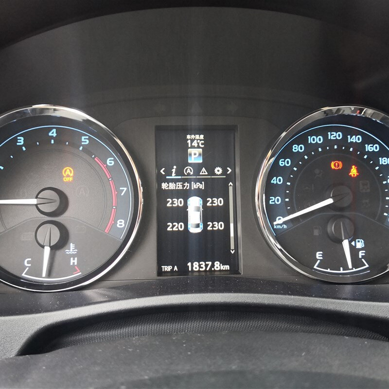 八代凯美瑞兰德酷路泽汉兰达卡罗拉雷凌普拉多数值显示胎压监测