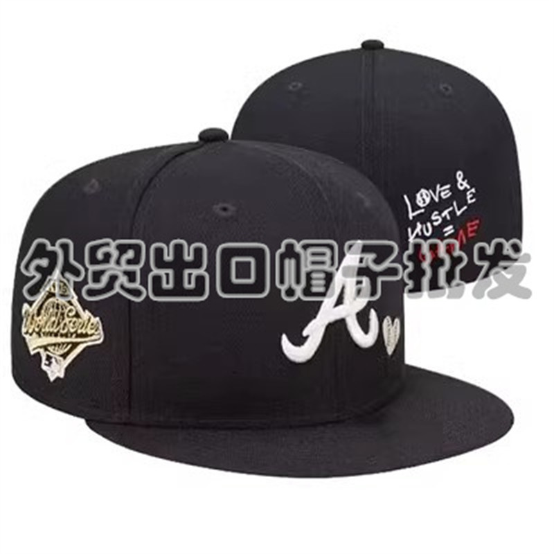 Hat Full Closed Unadjustable Hip Hop Street Dance Embroider Sunscreen Baseball Cap Reverse Wear Size Cap Casual Flat Brim Hat