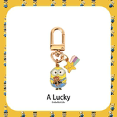 神偷奶爸小黄人金属钥匙扣鲍勃凯文马克U盘挂件数码 Lucky 小挂饰A