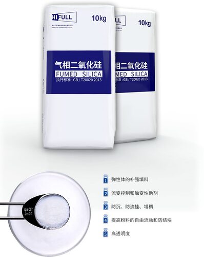 纳米气相法二氧化硅HL-200 亲水气相法白炭黑气相二氧化硅HL-200