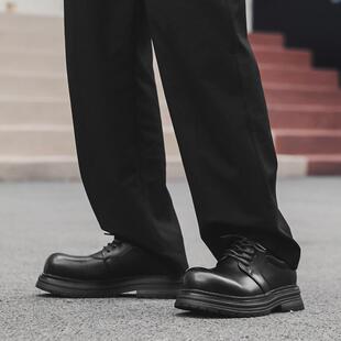 2232 皮鞋 休闲英伦风增高厚底德比鞋 结婚新郎鞋 男款 商务正装