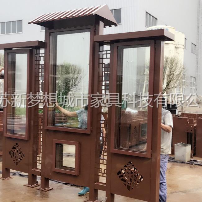 供应新款仿古宣 传栏 企宣传橱传窗 单位宣传牌业户外仿古宣612灯