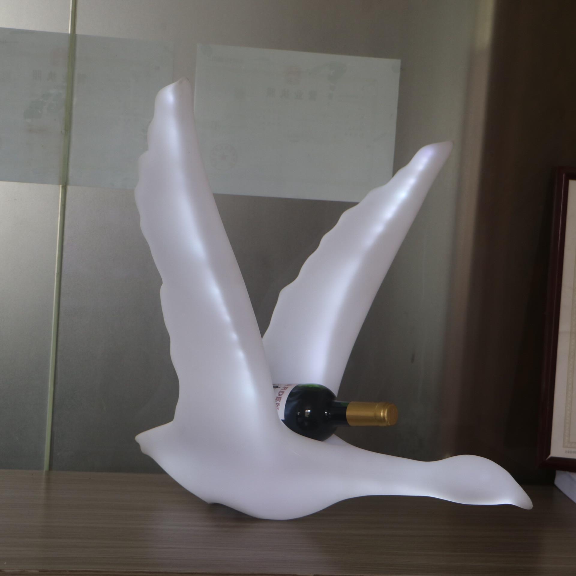 LEJX--JTD发光雁酒吧器皿夜场派KTV洋酒托盘防红摔香槟桶大对冰桶