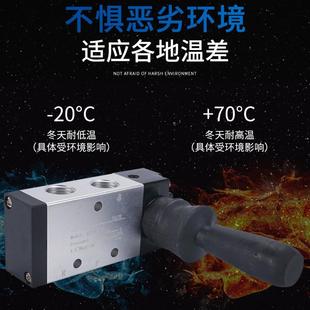 手动阀4H210 阀0换8气缸手动8向阀 0气动开关手扳4H310 104H230C