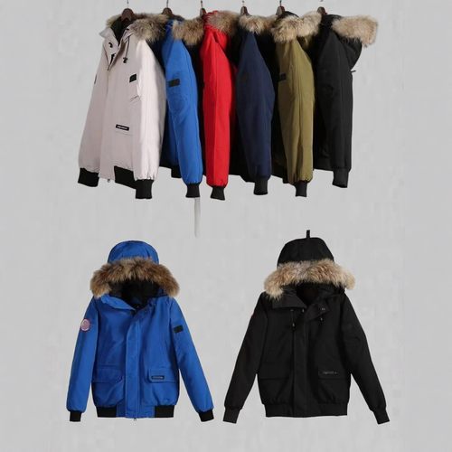 大鹅飞行员夹克羽绒服01款短款外套男女加厚保暖防水防寒零下40度