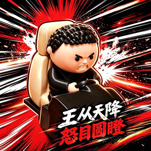 公路之王3D打印仪表台摆件