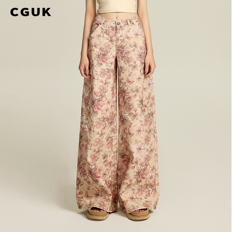 CGUK梦境花园阔腿工装裤 12元 - 线报酷