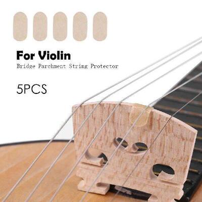 5pcs Violin String Protection Mat Professional Parchment