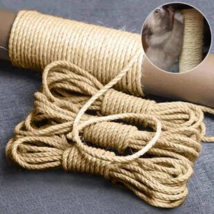DIY Natural Paw Scratcher Claw Cats Rope Toy Cat Sisal