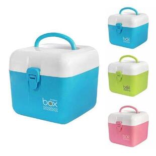 Portable Plastic Mini Medicine Box Double-layer Handheld