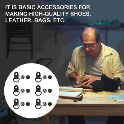 30 Sets DIY Carabiner Accessories Reusable Buckle Shoes
