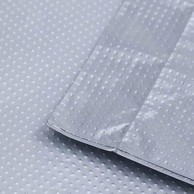 10Pcs Plastic Moving Packing Bag Silver Grey Extra Thick