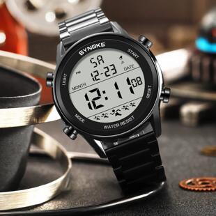 Digital SYNOKE Strap Steel Men Stainless