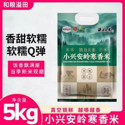 溢田东北大米黑龙江寒香米粳米现磨现发铁力大米粳米真空装10斤