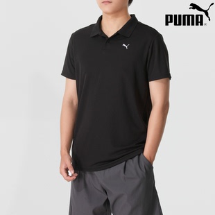 PUMA彪馬2025新款 男士 翻領短袖 T恤休閑上衣528699 商務運動POLO衫