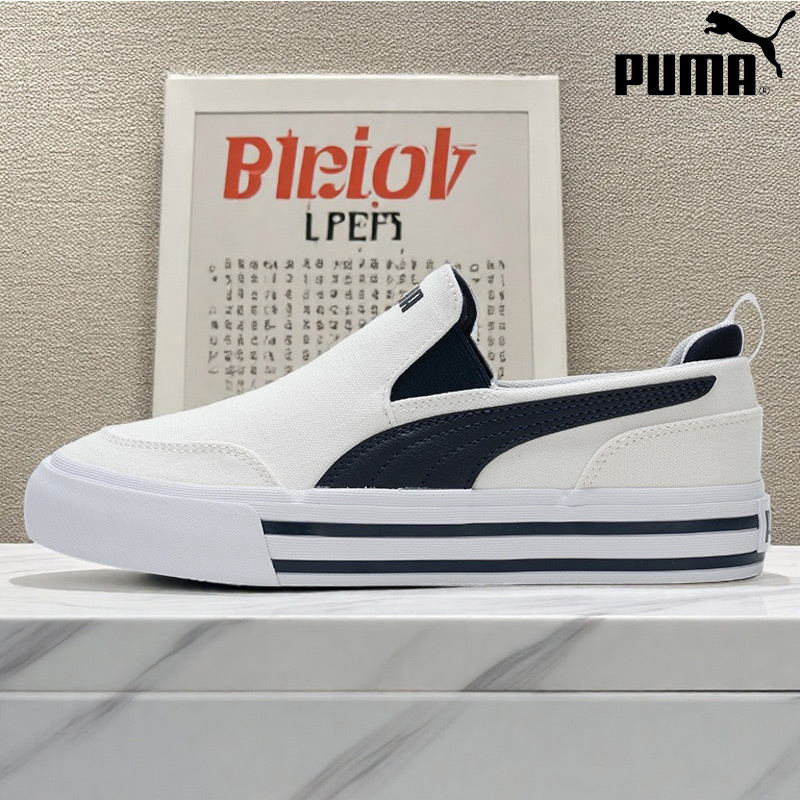PUMA刺绣帆布鞋低帮板鞋情侣鞋