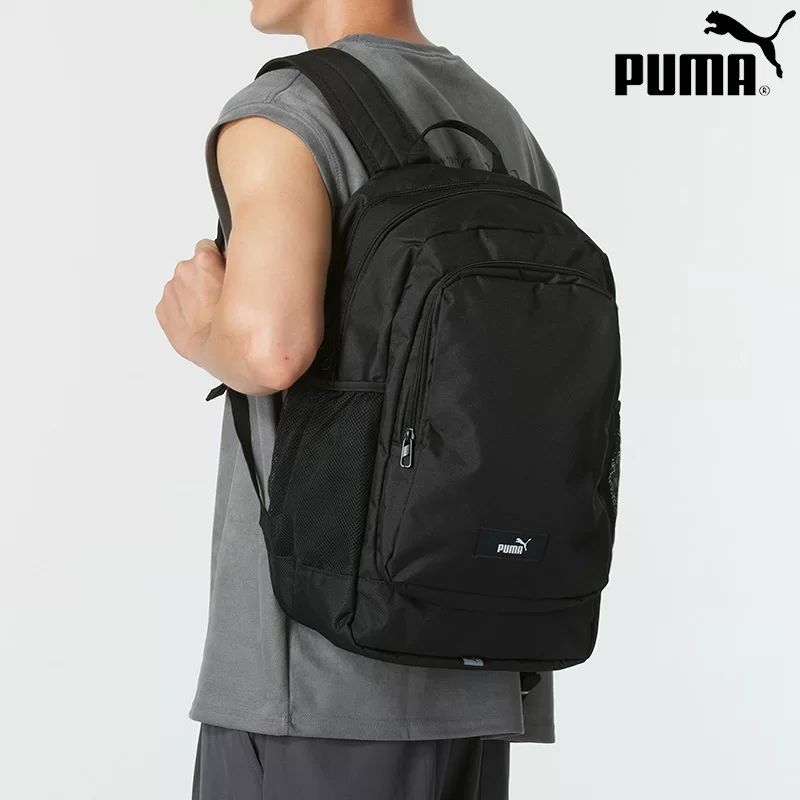 Puma, стильный рюкзак, вместительная спортивная сумка с вышивкой