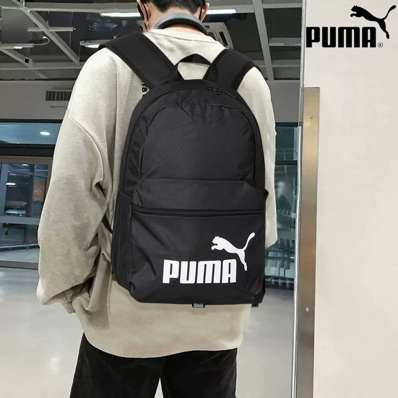 Puma, стильный рюкзак, вместительная спортивная сумка с вышивкой