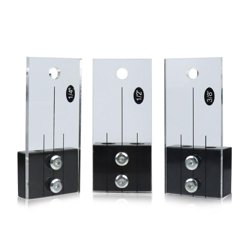 木工直孔打孔定位器侧边钻孔定位器 垂直开孔器亚克力材质工具