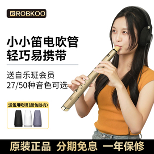 ROBKOO锣钹新款 小小笛电吹管国产电子管真采样电笛萨克斯初学入门