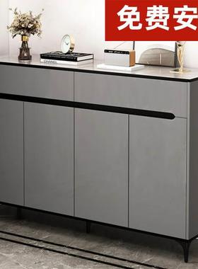 包安装灰色鞋柜家用门口30cm宽入门玄关柜新款2022爆款楼道外防尘