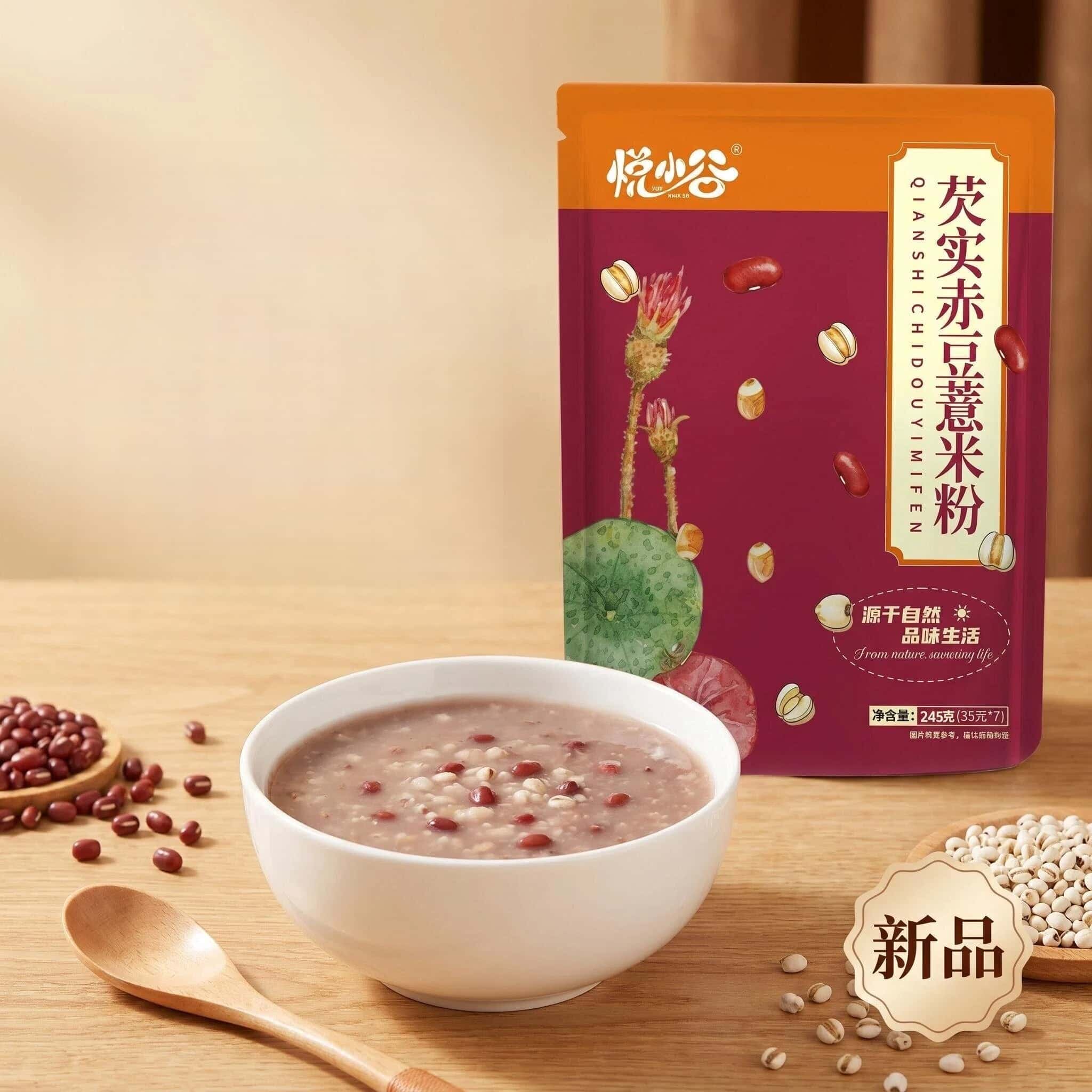 芡实赤豆薏米粉巧农婆同款早晚代餐粉营养粗粮研磨细粉冲泡早餐粉