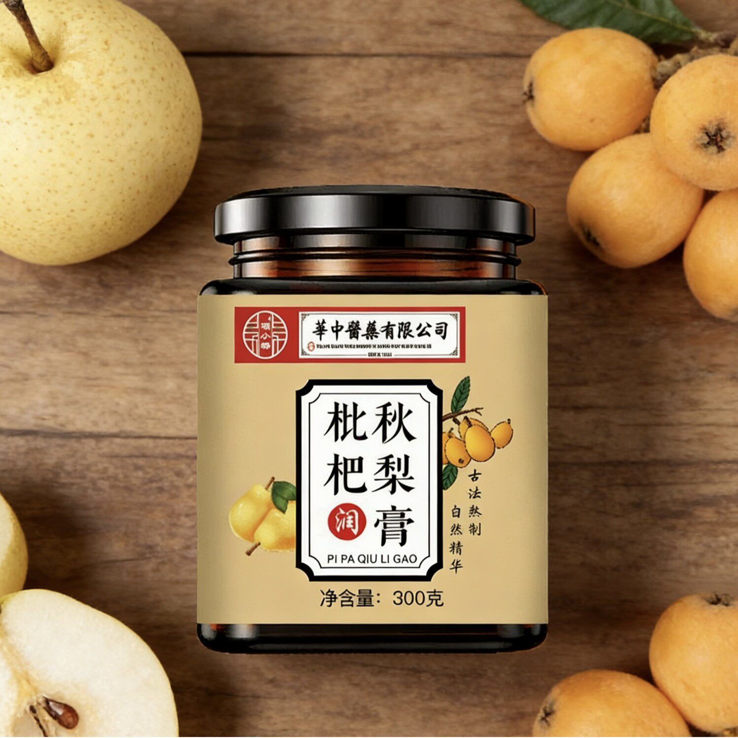 正品枇杷正宗梨膏纯手工古法熬制雪梨老少皆宜官方正品罐装膏滋