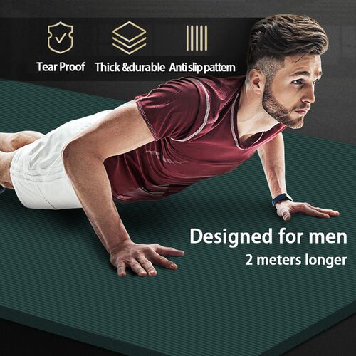200*80cme 15mm Thick Yoga Mat Quality Exercise Sport Mat for