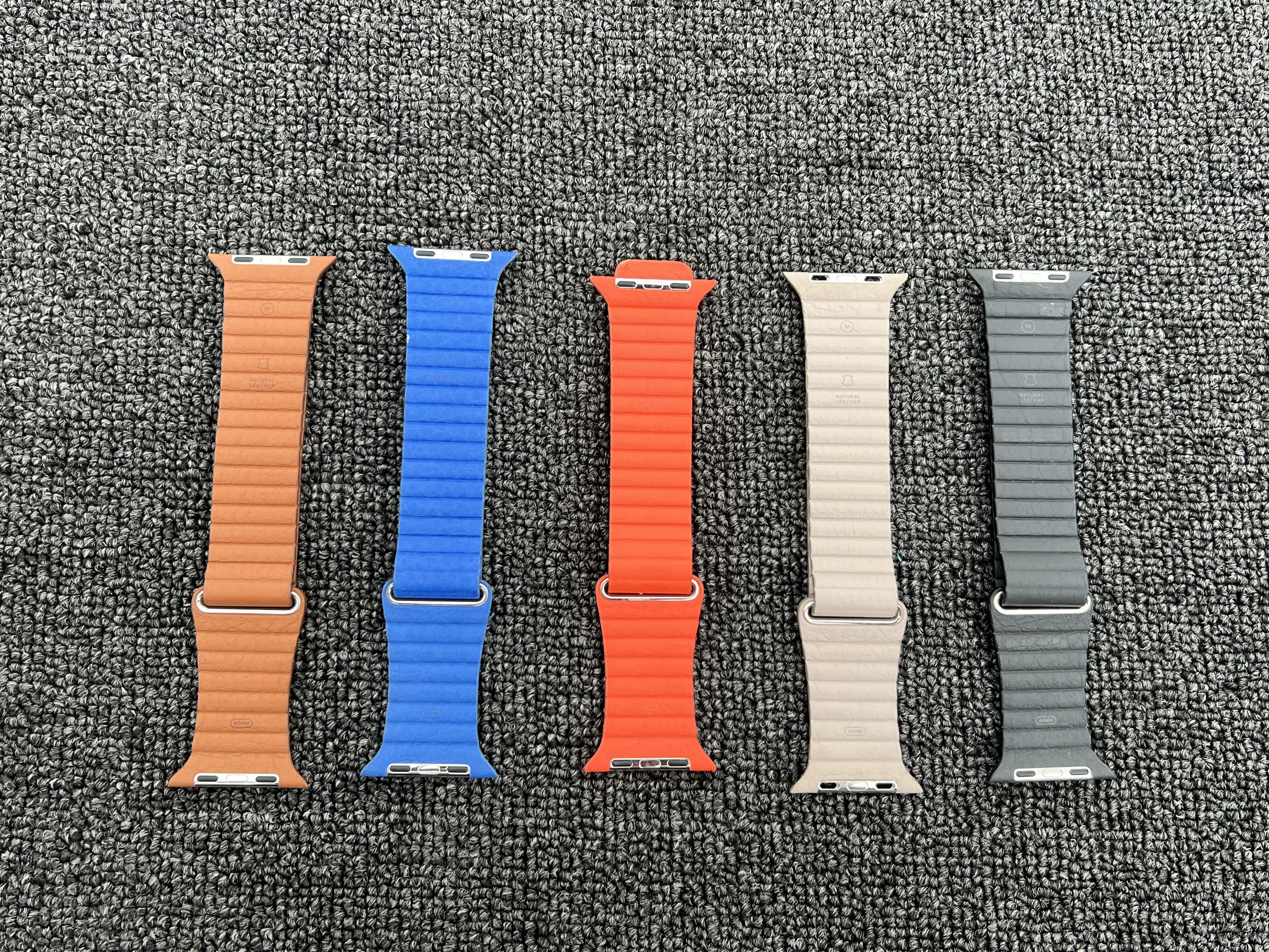 官方原装AppleWatchUltra3/2/1皮革回环表带49/46/45/44mm真皮S10