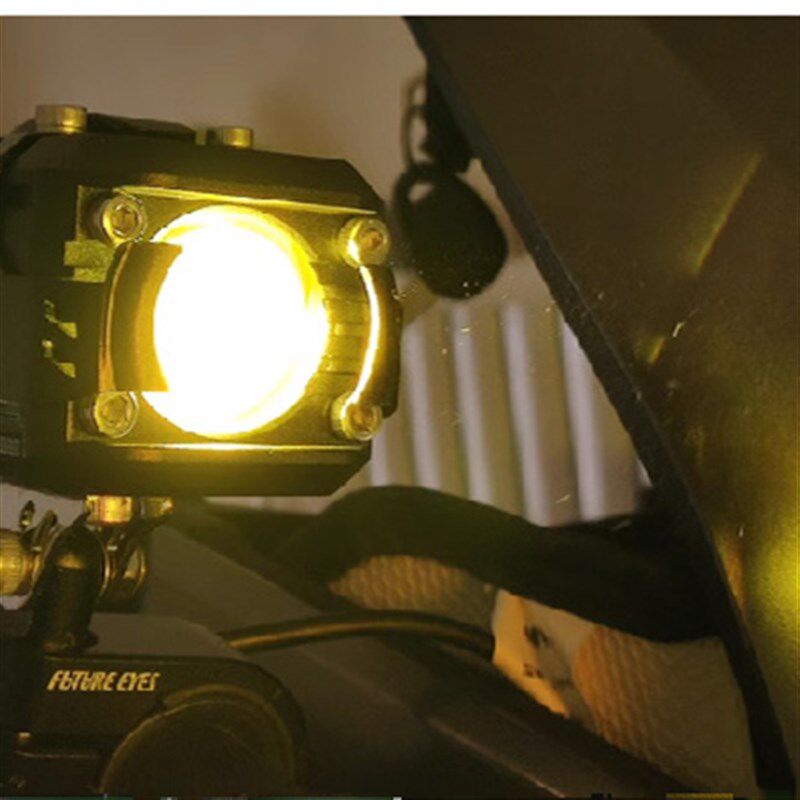 适用于红宝龙150摩托车led射灯爆闪辅E路远近光BJ150-29B外置强光