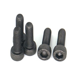 加长反牙内六角螺丝圆柱头螺栓12.9级高强度内R6方镀黑色杯头螺钉