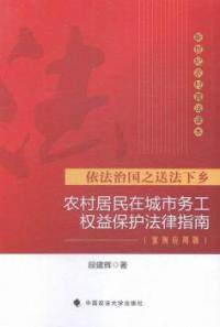 农村居民在城市务工权益保护法律指南：案例应用版段建辉　著中国政法大学出版社9787562059233