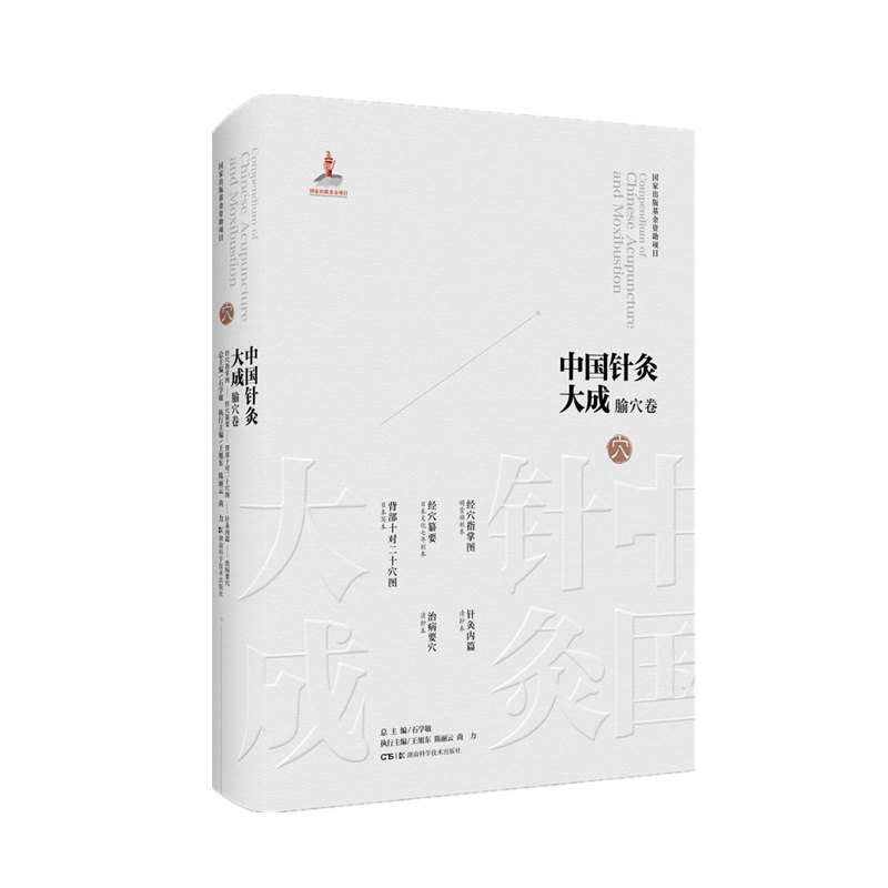 中国针灸大成·腧穴卷（经穴指掌图经穴纂要 背部十对二十穴图针灸内篇治病要穴）石学敏、王旭东湖南科技9787571019327