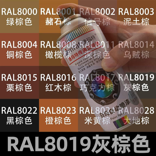 RAL8019灰棕色自动喷漆