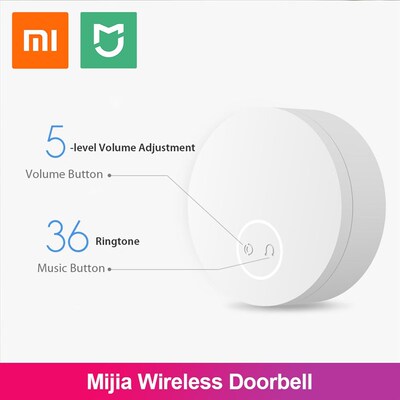 Xiaomi Linptechl Wireless Doorbell Self Generating Smart Doo