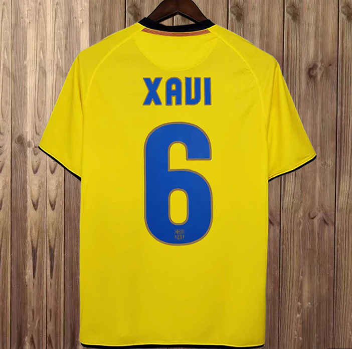 Retro 08 09 Barcelona XAVI MESSI HENRY Vintage Soccer Jersey 运动/瑜伽/健身/球迷用品 足球服 原图主图