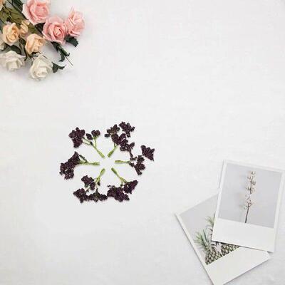100 Pcs Artificial Foam Flowers Sturdy Plastic Stamens DIY