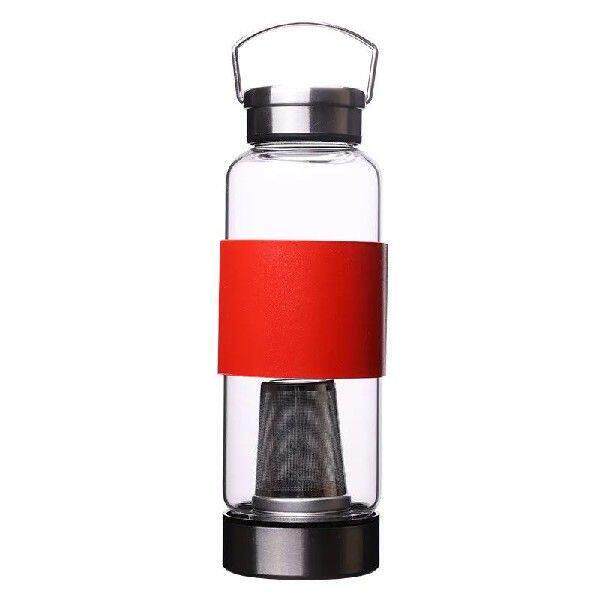 750ml 900ml 1100ml Large capacity Portable Glass Tea Bottle