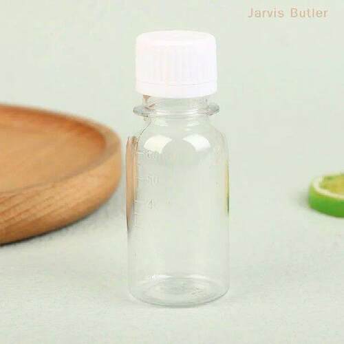 5Pcs 60ML Small Plastic Bottles Ginger Shot Bottles With