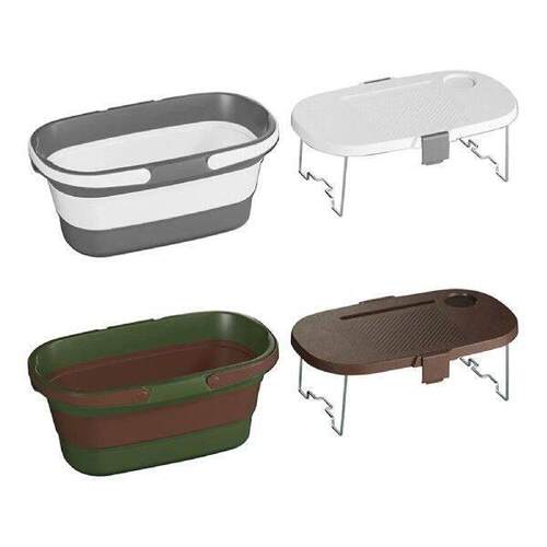 Foldable Picnic Basket Organizer Basin Waterproof Large