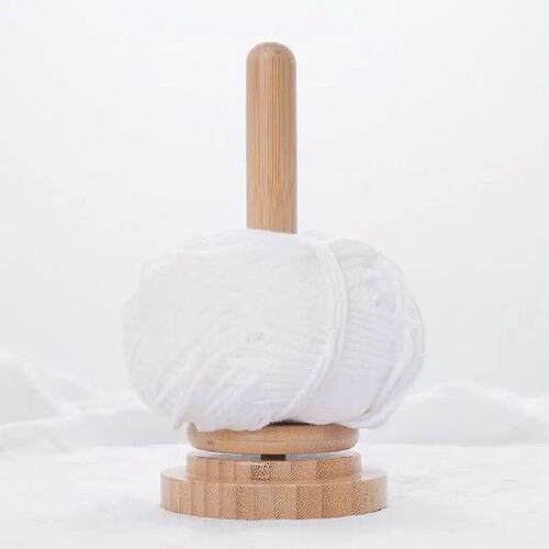 Wool Unwinder Wooden Desktop Wool Holder Yarn Holder for