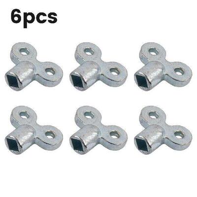 Exhaust Valve Radiator Zinc Alloy 6PCS Central Heating Tool