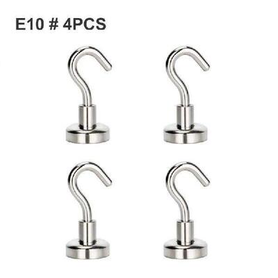 10Pcs Strong Magnetic Hooks Load Bearing Hook MultiPurpose