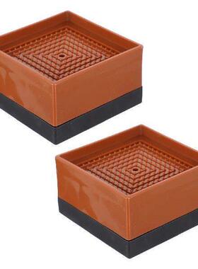 2 Pcs Adjustable Feet Levelers Bed Foot Booster Heightening