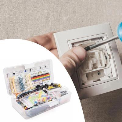 Practical Breadboard Set with 830 Wiring Point for