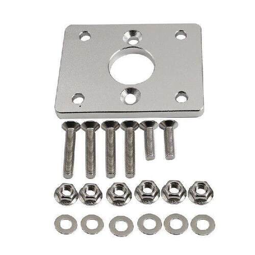 1 Set Silver Metal Booster Delete Plate Kit Billet Brake