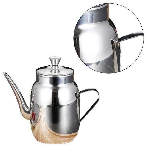 Practical Oil Can Metal Oil Jar Oil Dispenser Stainless