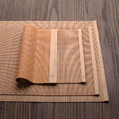 Natural Bamboo Table Runner Placemat Tea Mats Table