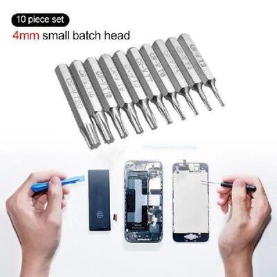 50-10pcs 4mm CR-V Torx Screwdriver Bits Set T3 T4 T5 T7 T8